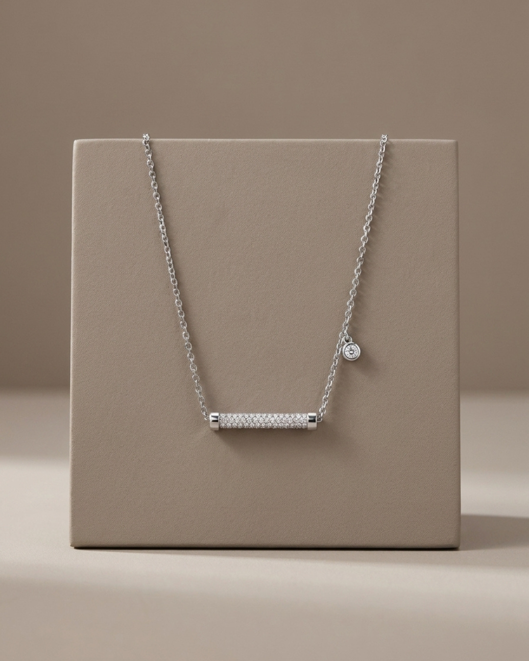 Bar Necklace Sterling Silver