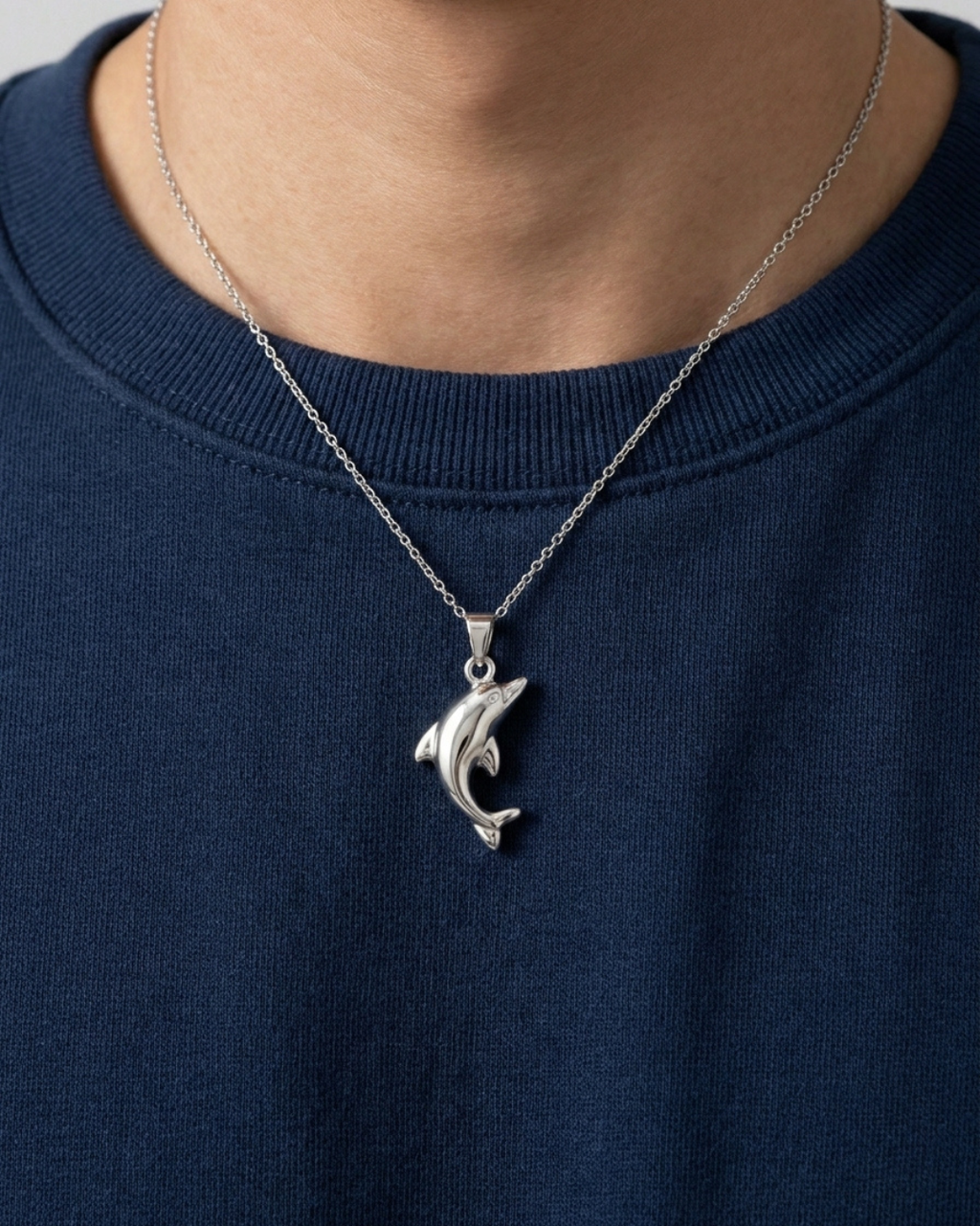 Playful Dolphin Pendant