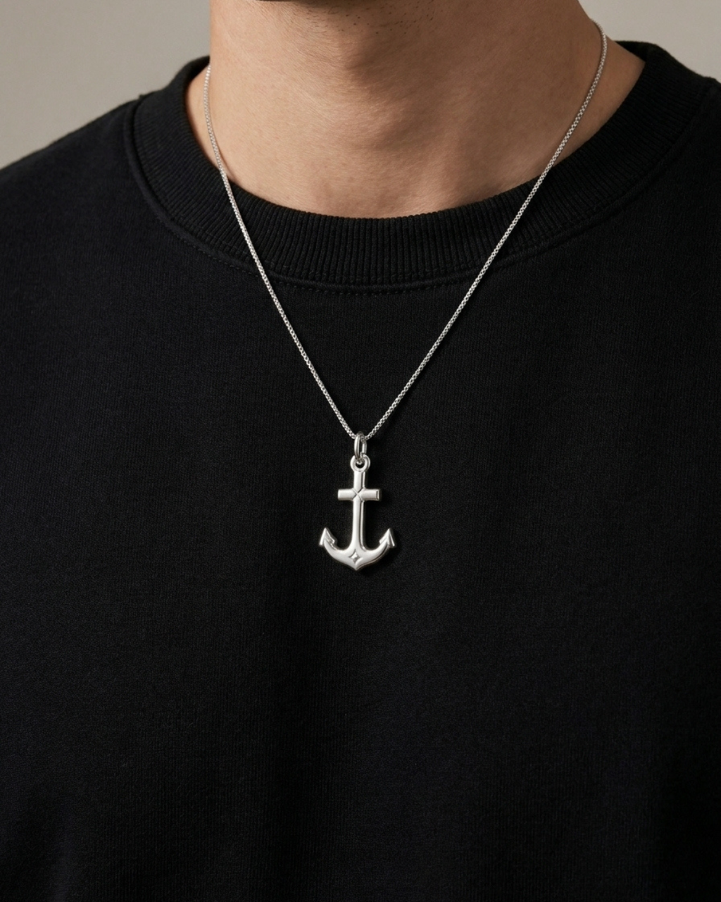 The Sovereign Nautical Anchor Pendant