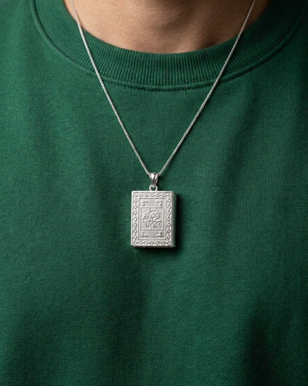 Sacred Muhammad Book Locket Pendant