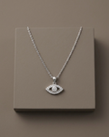 Evil Eye Necklace Sterling Silver