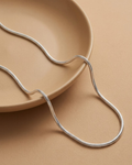Sleek Round Snake Chain Sterling Silver