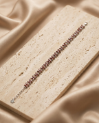 Scarlet Marquise Floral Bracelet