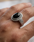 Turkish Artisanal Braided Oval Men’s Ring