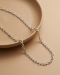 Paperclip Cable Link Chain Sterling Silver