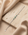 Jade Green Trio Marquise Bracelet
