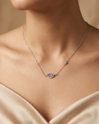 Filigree Leaf Necklace Sterling Silver