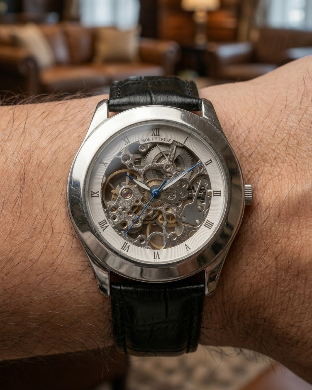 Chronos Skeleton Mechanical Men's Watch