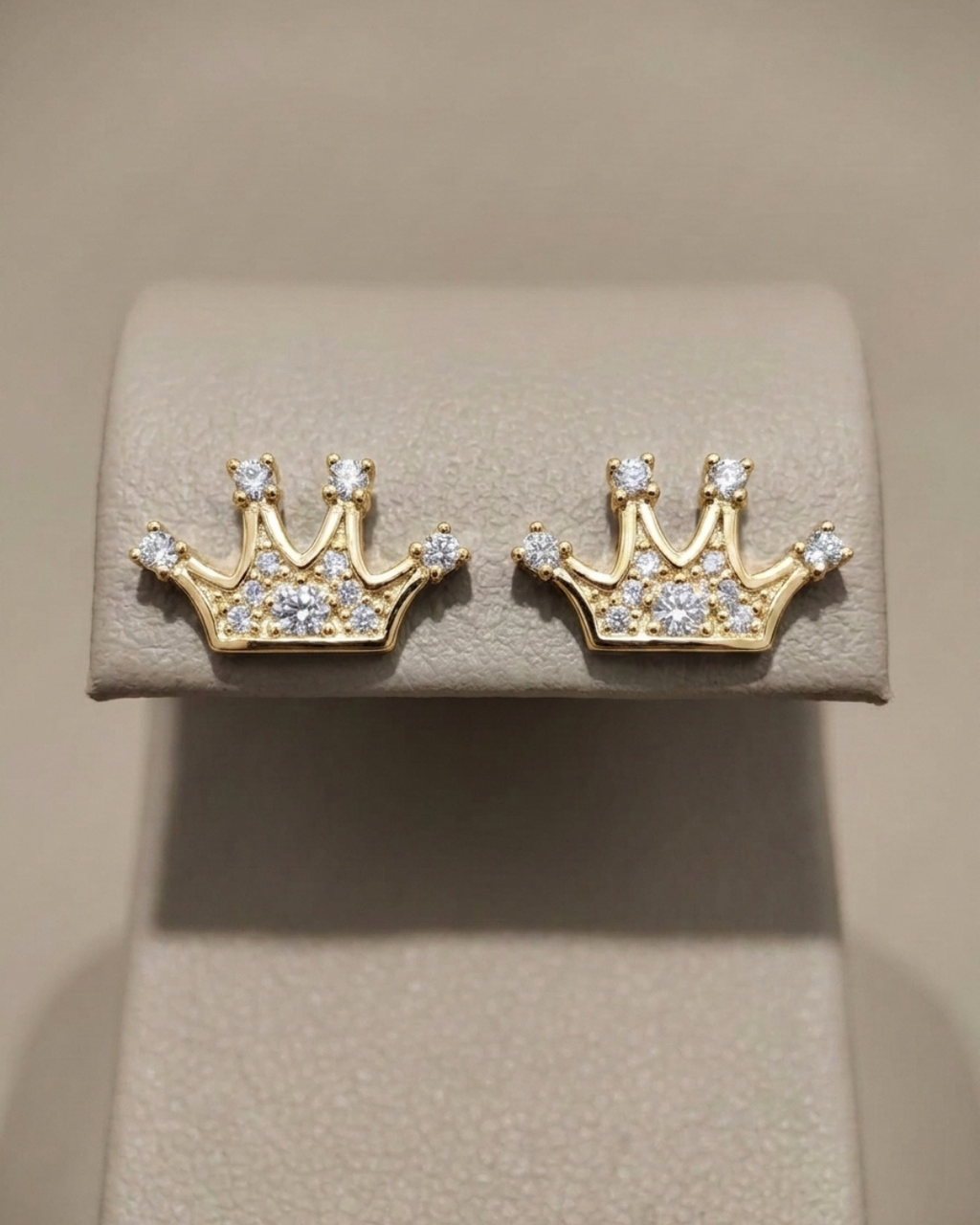 Crown Studs Earring Sterling Silver