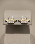 Crown Studs Earring Sterling Silver