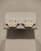 Crown Studs Earring Sterling Silver