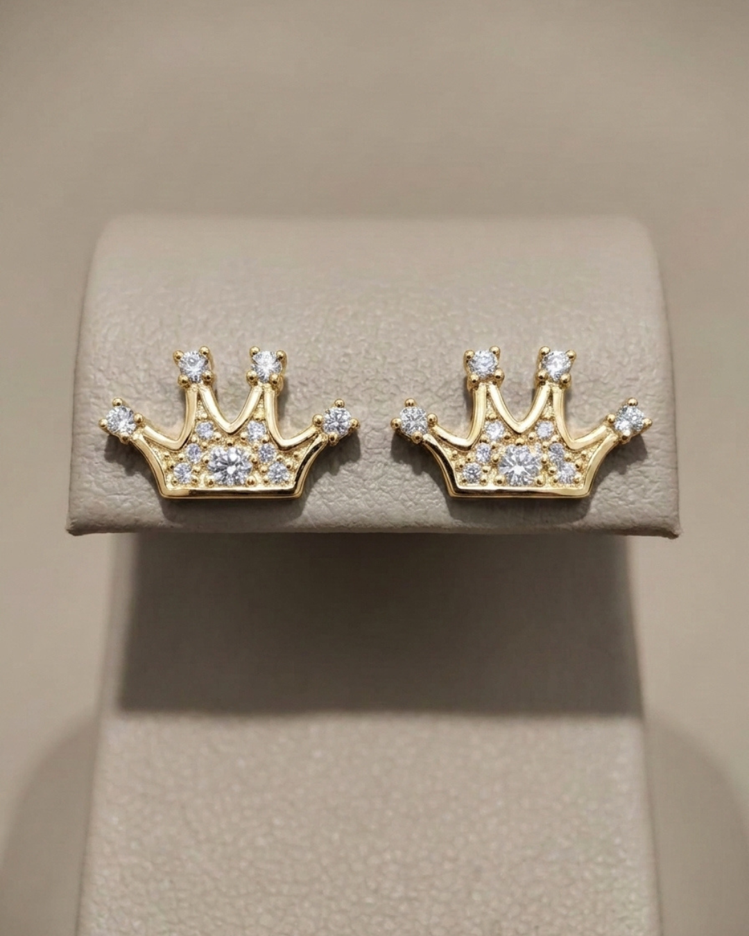 Crown Studs Earring Sterling Silver