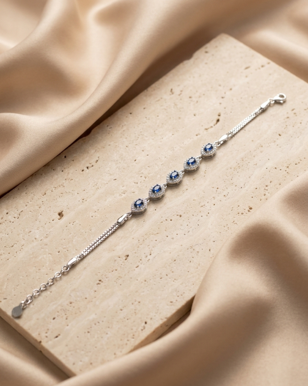 The Sapphire Celeste Link Bracelet