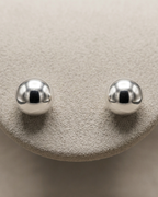 Ball Stud Earrings Sterling Silver