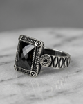 Industrial Onyx Signet Turkish Men’s Ring