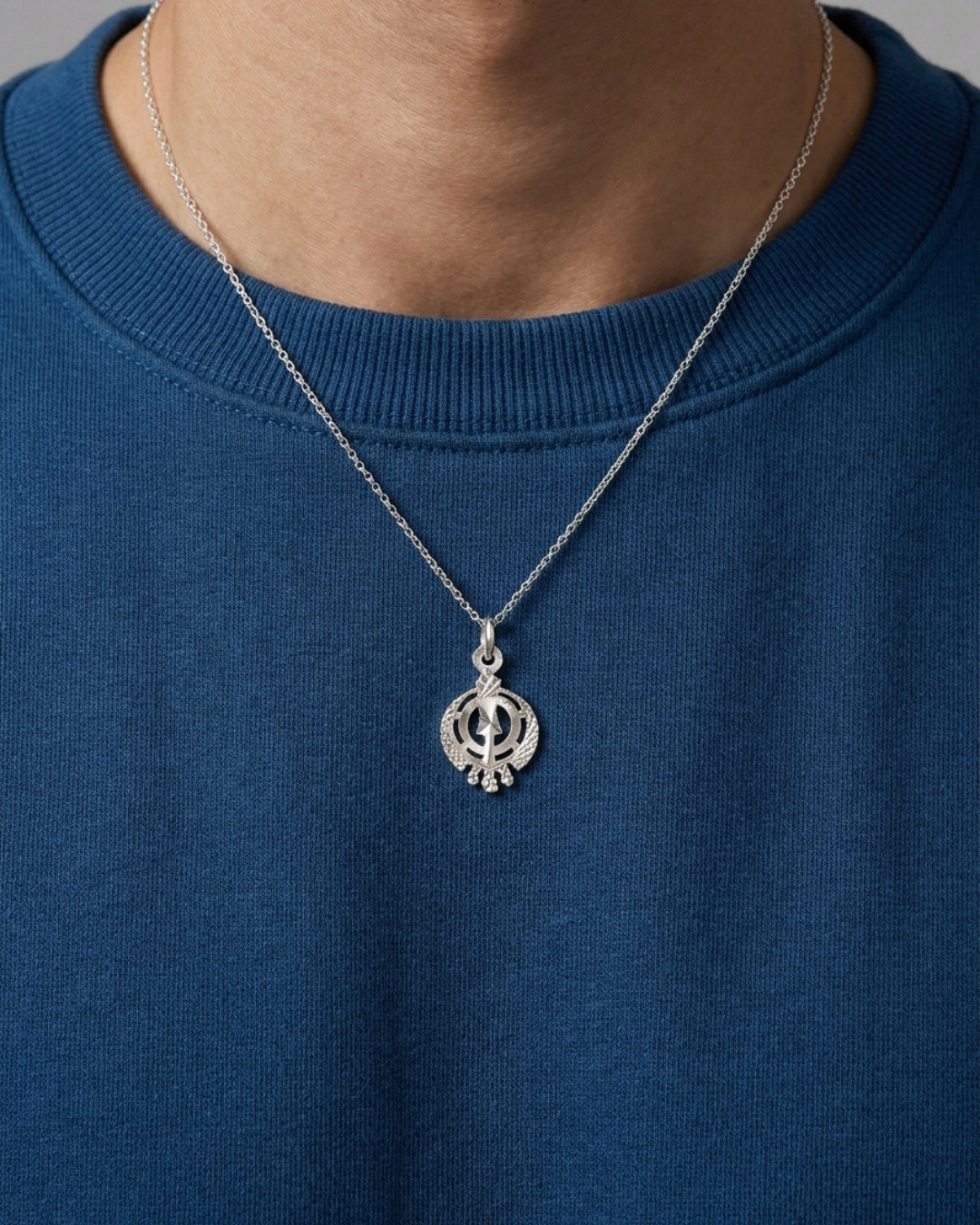 The Sacred Khanda Diamond Cut Pendant