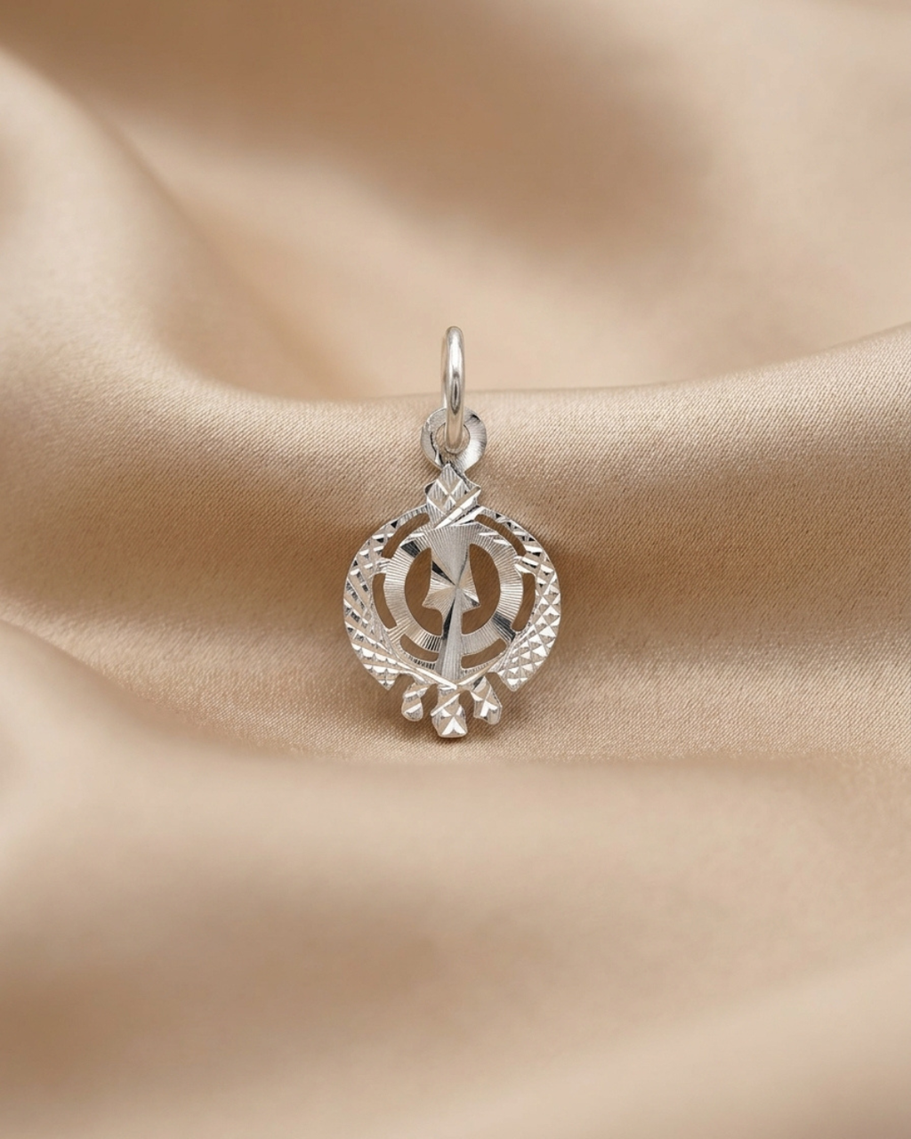 The Sacred Khanda Diamond Cut Pendant