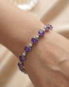 Imperial Amethyst Tennis Bracelet