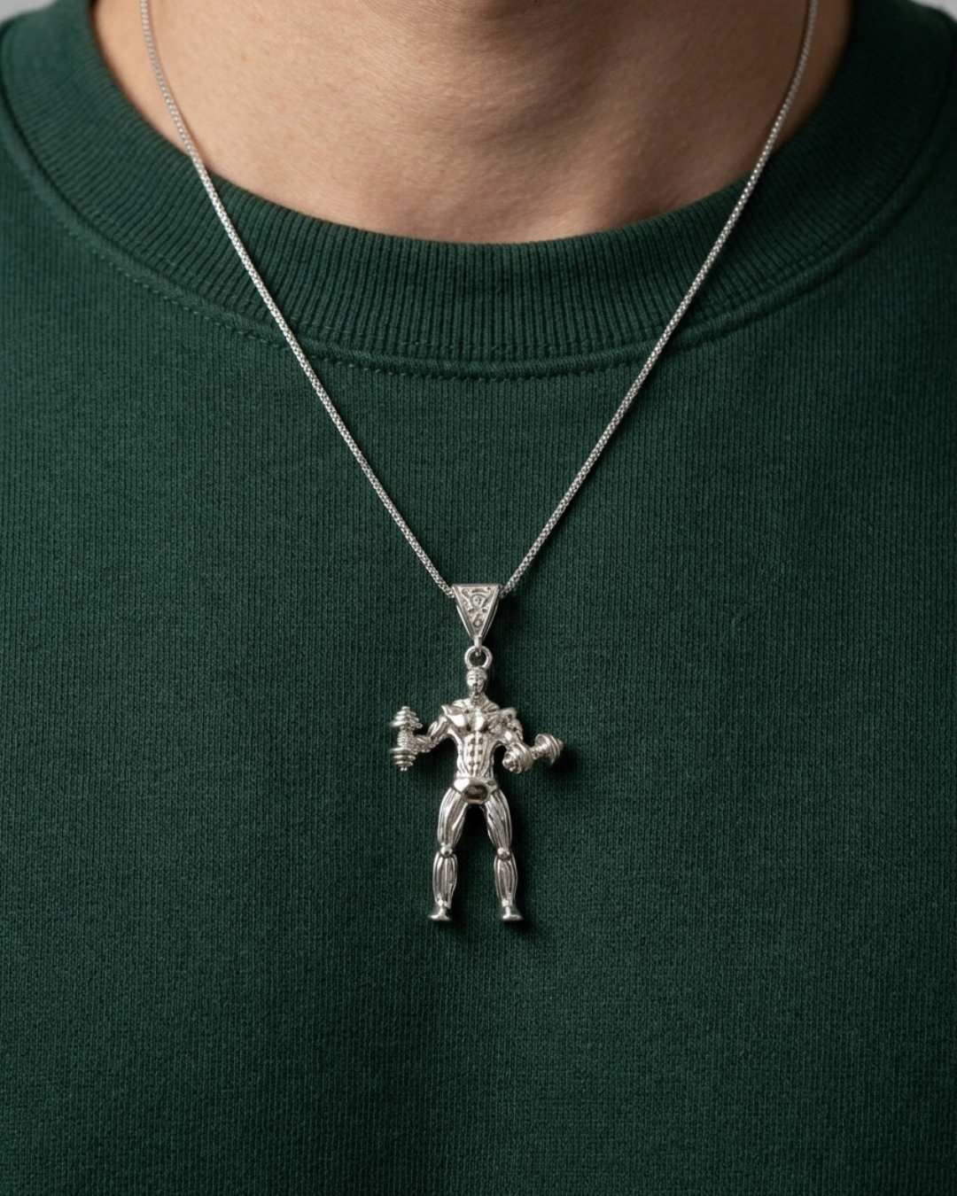 The Iron Will Bodybuilder Pendant