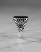 Handcrafted Turkish Scale Signet Men’s Ring
