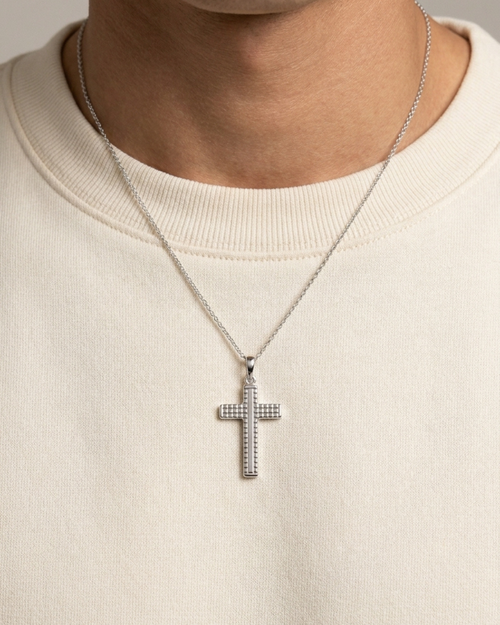 Classic Matrix Cross Pendant