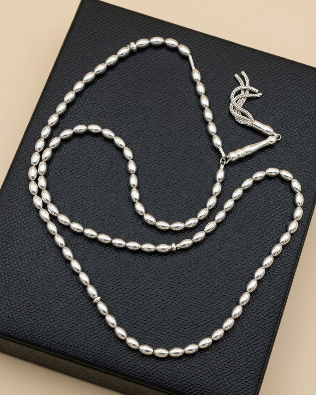 99-Bead Tasbeeh Prayer Misbahi Sterling Silver