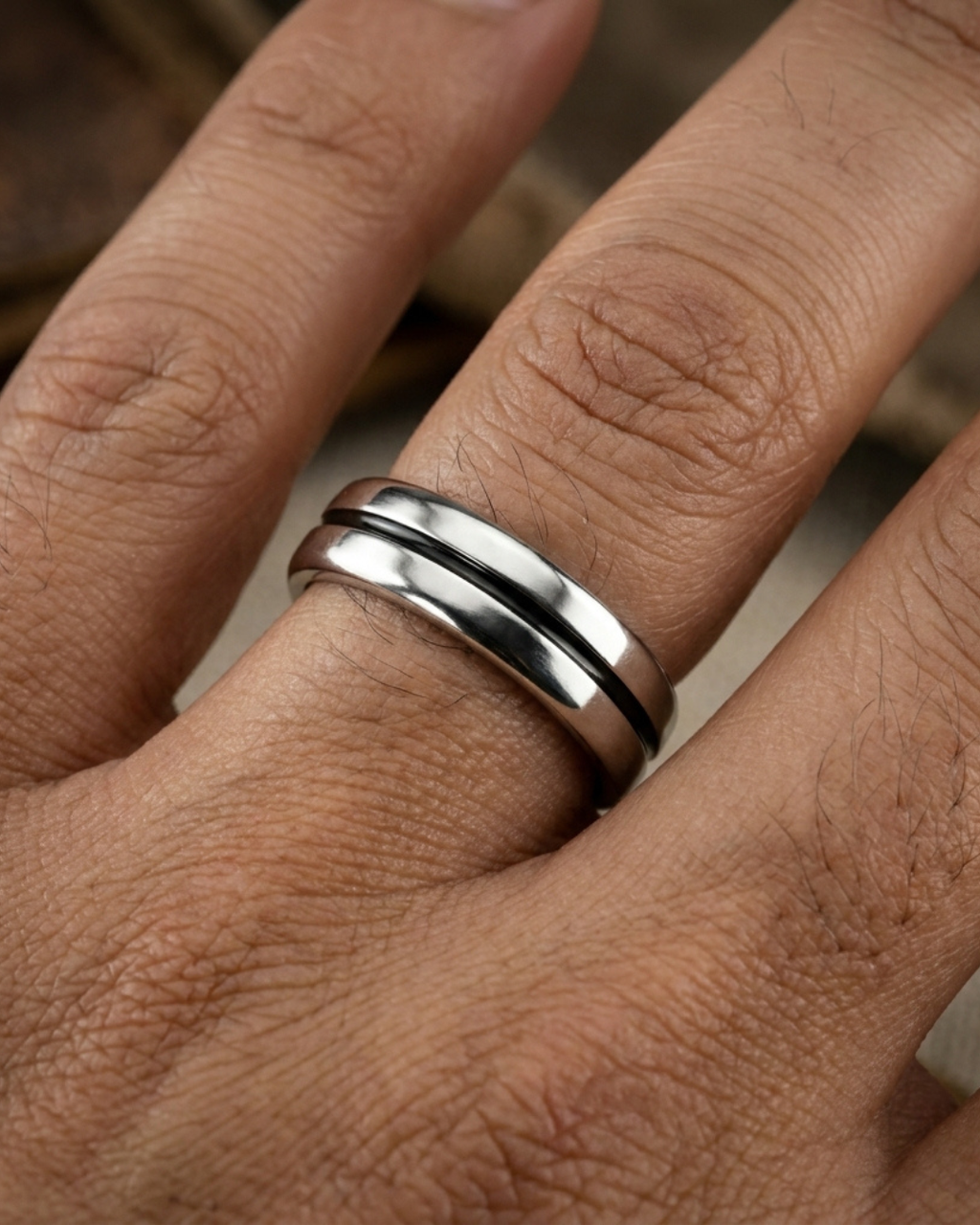 Midnight Meridian Men’s Dibla Ring