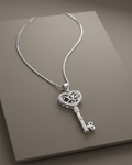 Key Necklace Sterling Silver