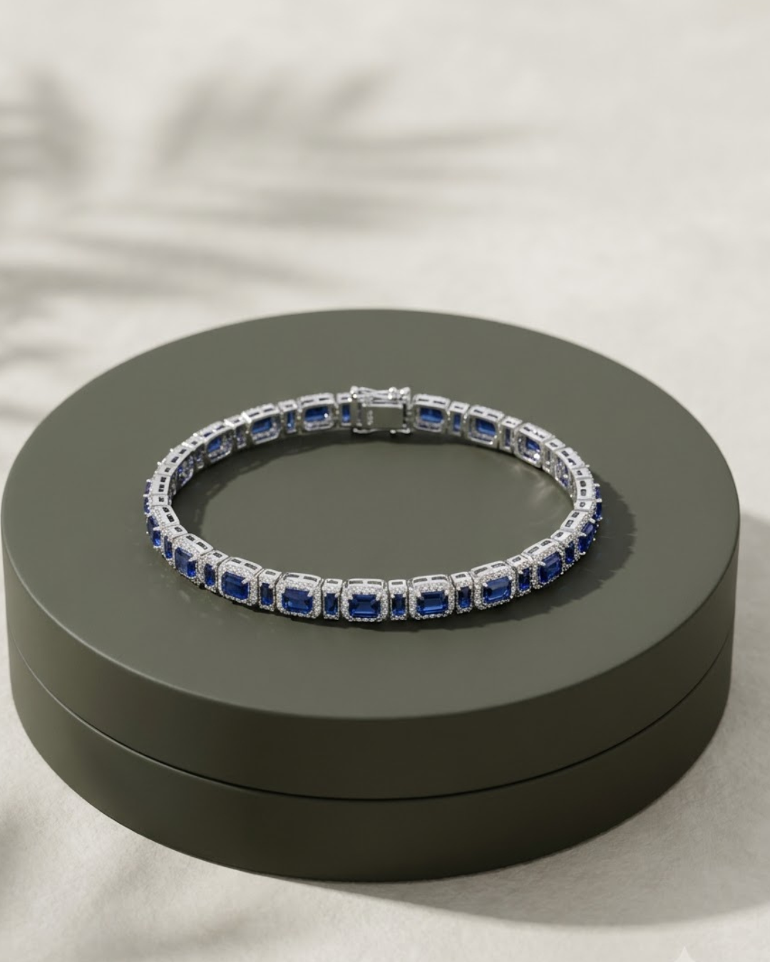 Royal Sapphire Eternity Bracelet