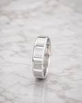 Geometric Faceted Men’s Dibla Ring