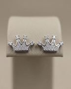 Crown Studs Earring Sterling Silver