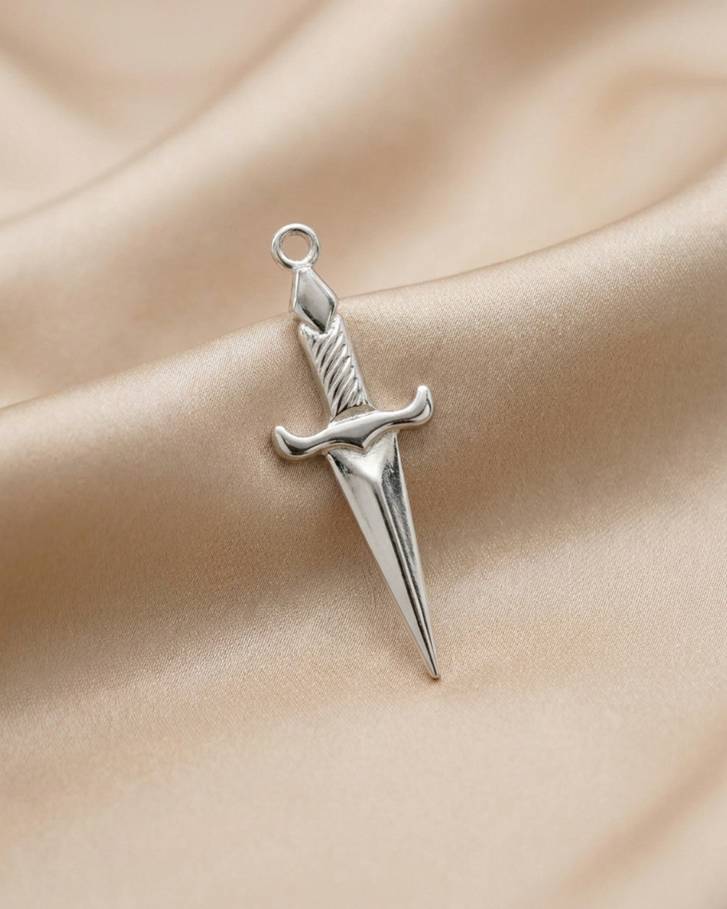 Textured Hilt Dagger Pendant