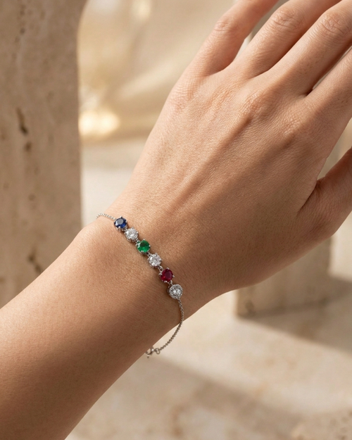 The Chroma Radiance Trio Bracelet