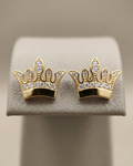 Crown Stud Earrings Sterling Silver