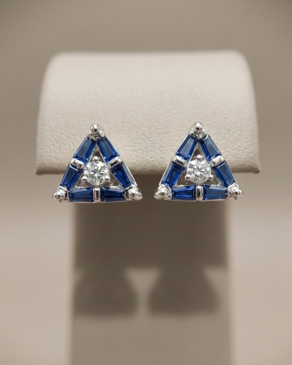 Triangle Studs Earring Sterling Silver
