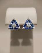 Triangle Studs Earring Sterling Silver