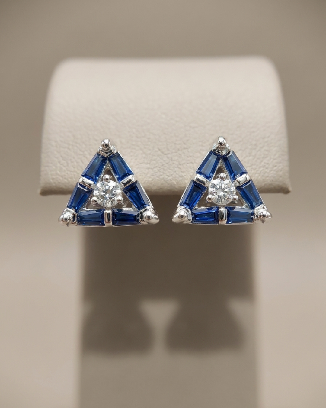 Triangle Studs Earring Sterling Silver
