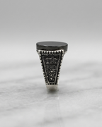 Nomad Obsidian Shield Ring