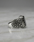 Shadow Mosaic Signet Ring