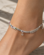 Multicolor Meenakari Anklet Sterling Silver