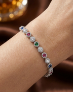 Kaleidoscope Multi Gemstone Bracelet