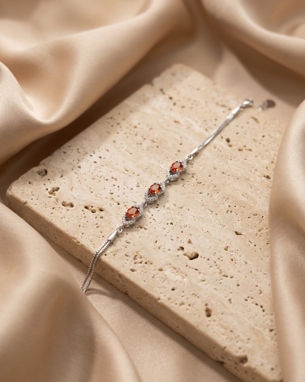 Orange Citrine Bracelet