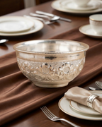 Heritage Blossom Embossed Kids Silver Bowl