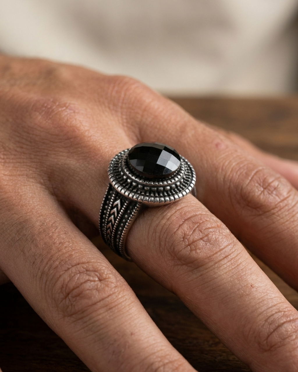 Imperial Onyx Heritage Signet Ring