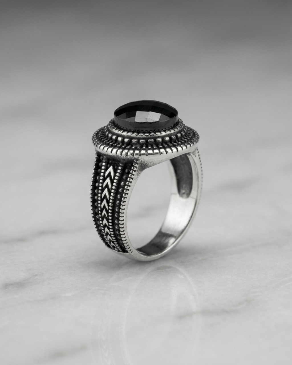 Imperial Onyx Heritage Signet Ring