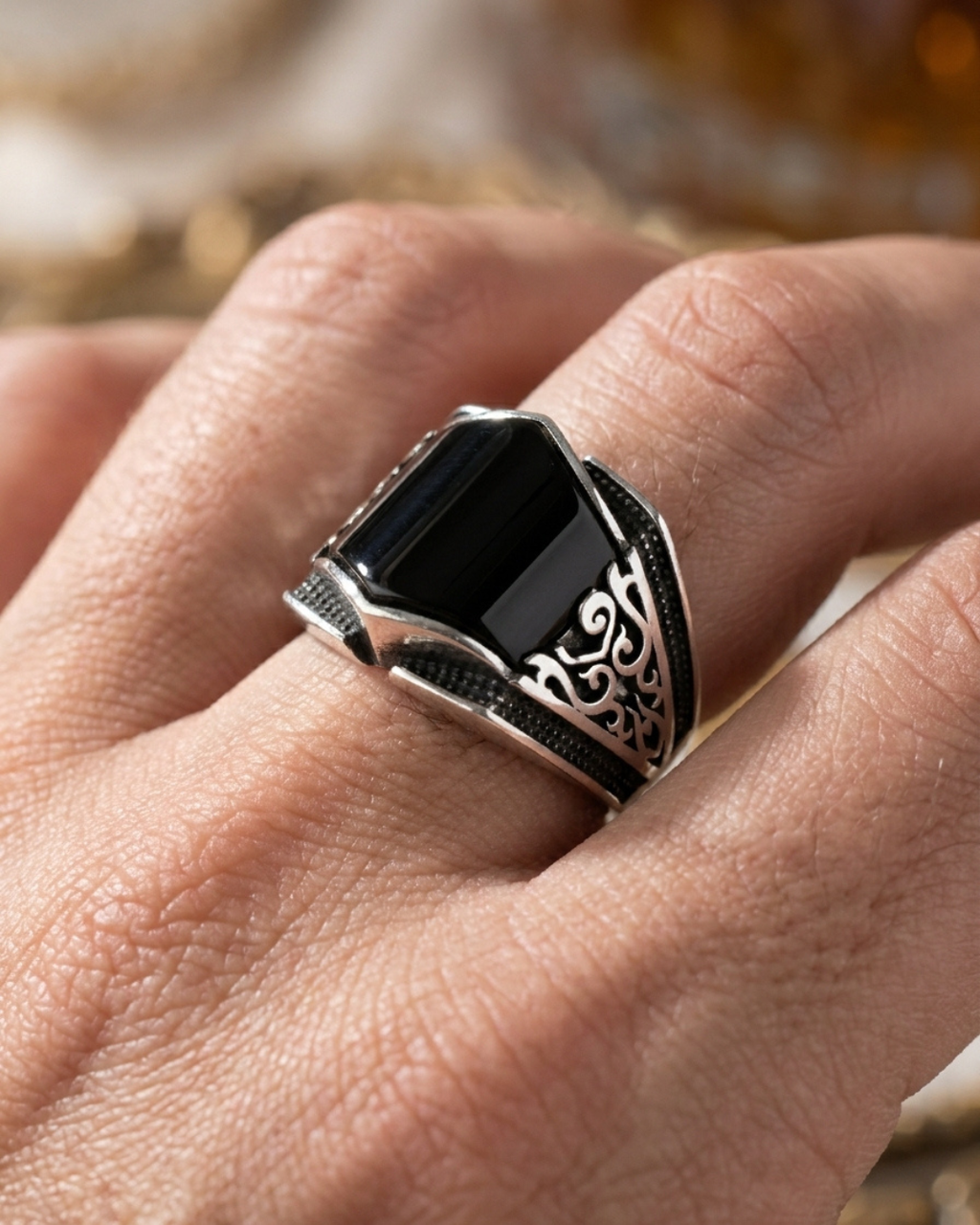 Nomad Shadow Signet Ring