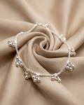 Classic Heritage Chased Ghungroo Anklet