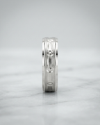 Artisan Textured Men’s Dibla Ring in 925 Silver