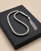 33-Bead Smooth Misbaha Sterling Silver