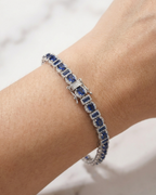 Royal Sapphire Eternity Bracelet
